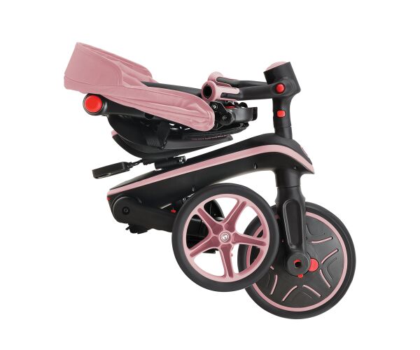 Globber Tříkolka dětská skládací 4v1 - Deep Pastel Pink