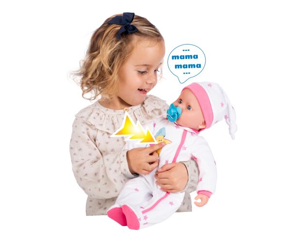 Miminko mrkací se zvuky 40 cm