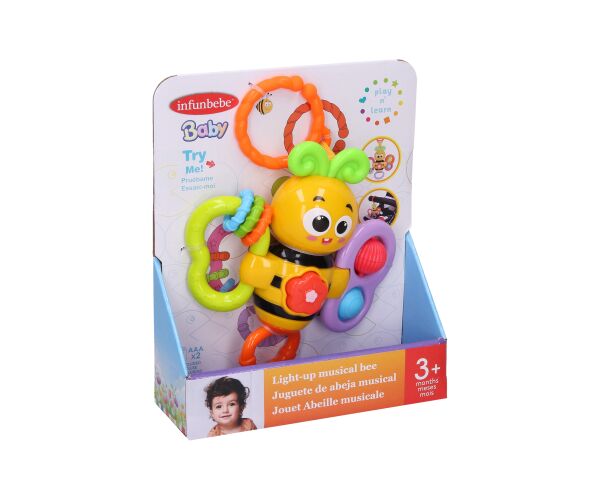 Včelka hrající s klipem 14 cm