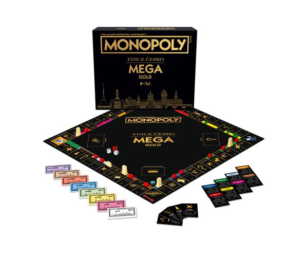 MONOPOLY MEGA Gold Česko