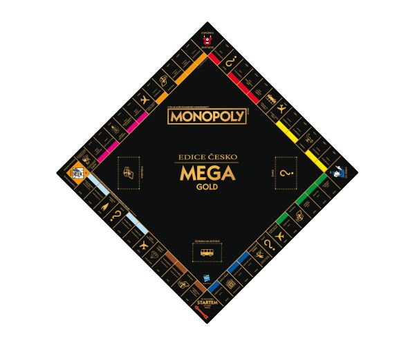 MONOPOLY MEGA Gold Česko