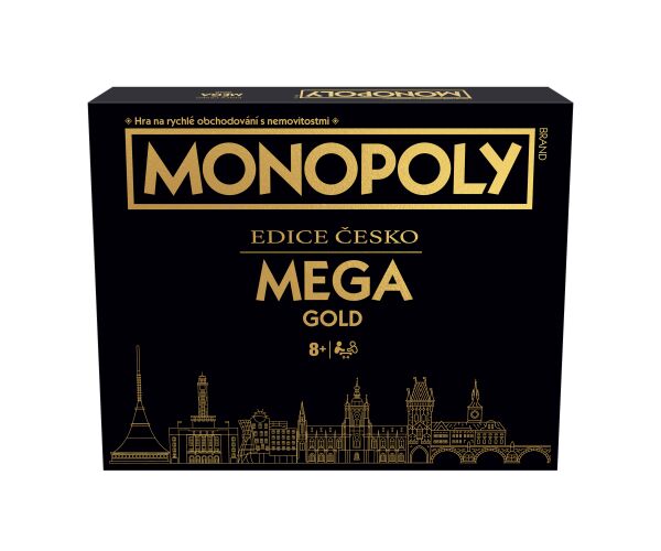 MONOPOLY MEGA Gold Česko