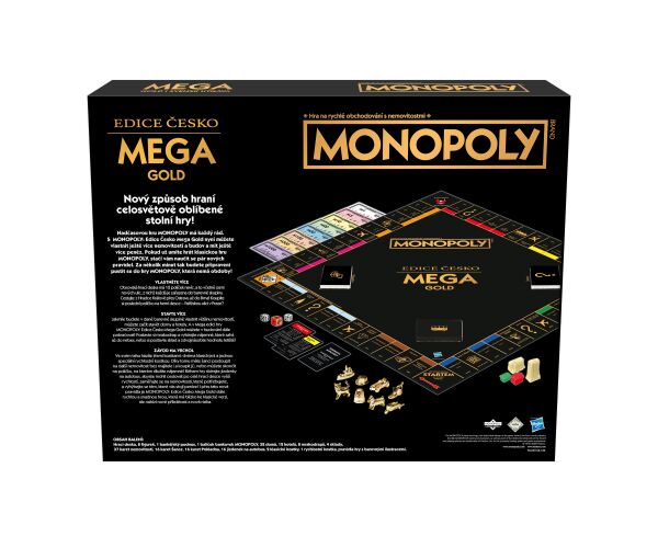 MONOPOLY MEGA Gold Česko