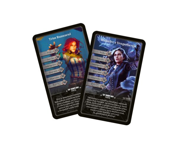 Zaklínač Top Trumps sběratelská karetní hra