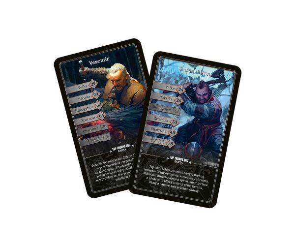 Zaklínač Top Trumps sběratelská karetní hra