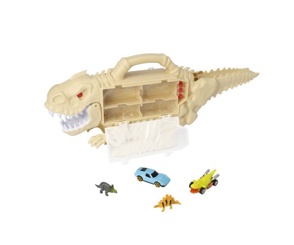 Dino s auty střílející 47 cm