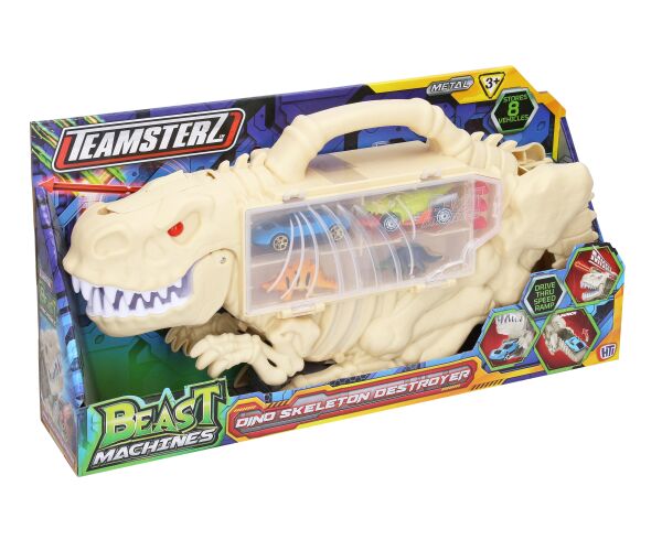 Dino s auty střílející 47 cm