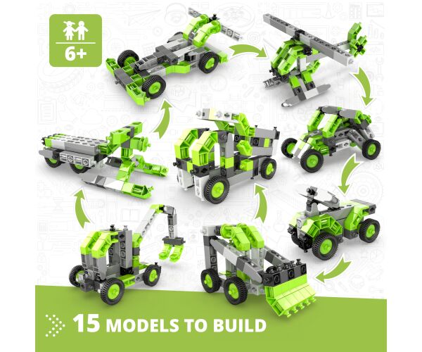 ENGINO Stavebnice CREATIVE BUILDER Multimodel set 15v1