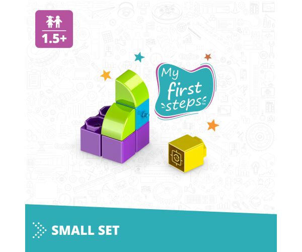 ENGINO Stavebnice BABY QBOIDZ - MY FIRST STEPS set malý