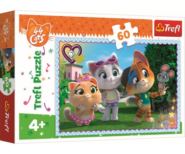 Trefl Puzzle 60 - Hry s přáteli