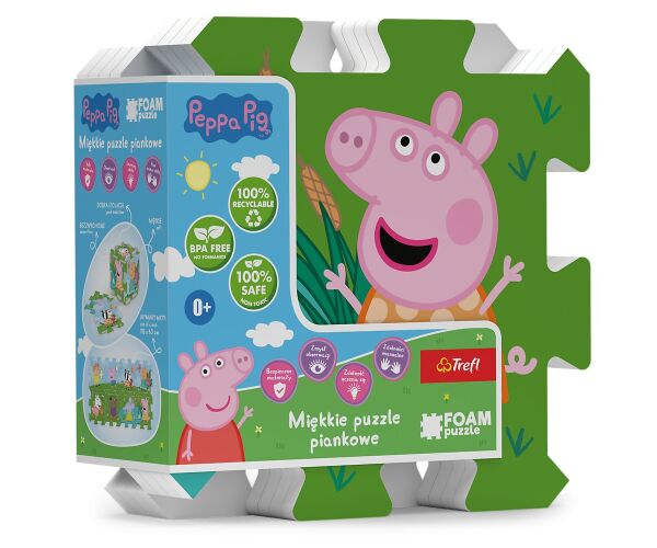 Trefl PĚNOVÉ PUZZLE - Peppa Pig