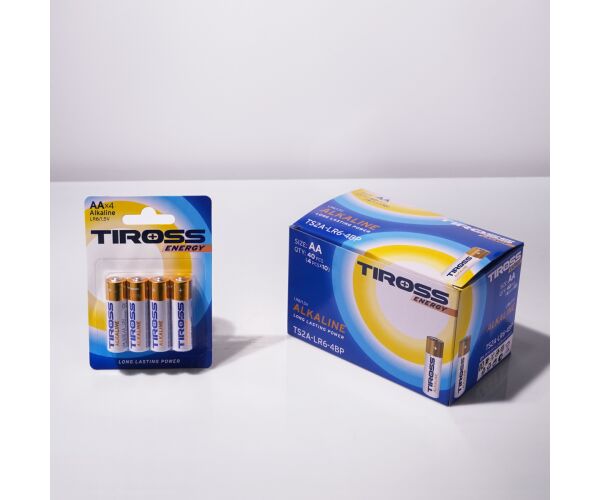 Baterie AA (LR6, 1.5V) alkalické balení 4 ks