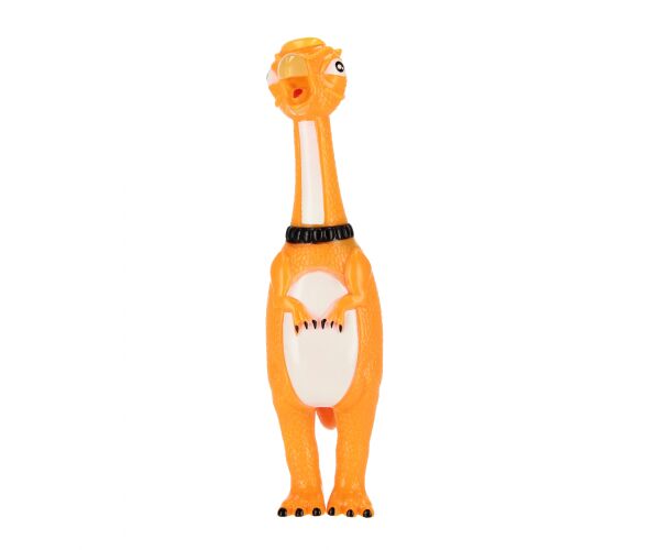 Hračka pro mazlíčky Gumový pískací dinosaurus pro psy 23 cm