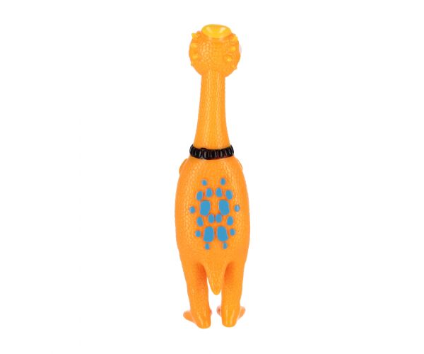 Hračka pro mazlíčky Gumový pískací dinosaurus pro psy 23 cm