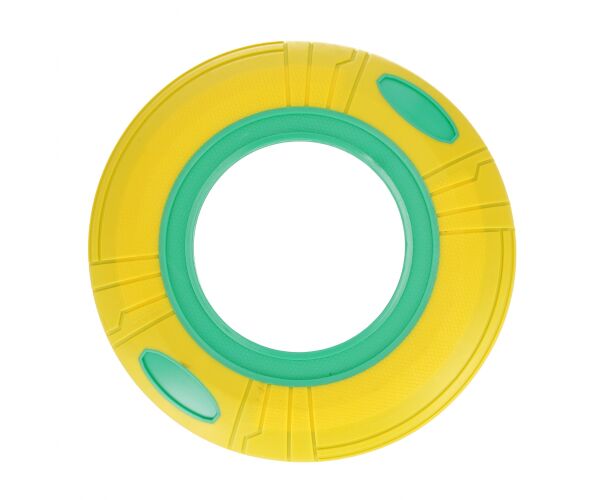Hračka pro mazlíčky Létající disk pro psy žlutý 25 cm