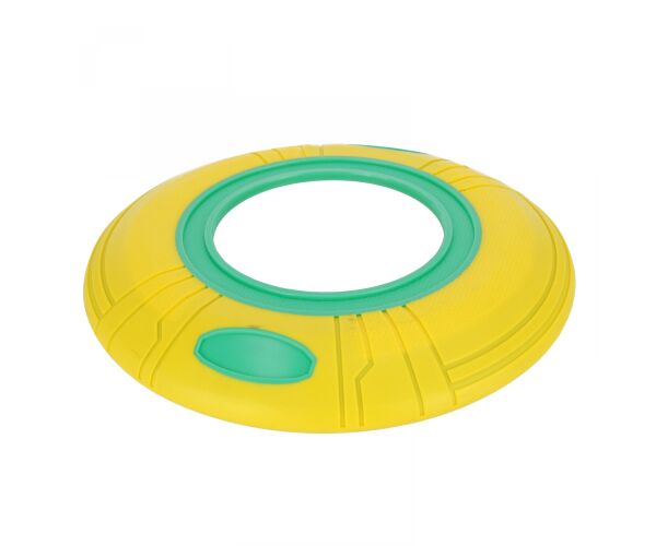 Hračka pro mazlíčky Létající disk pro psy žlutý 25 cm