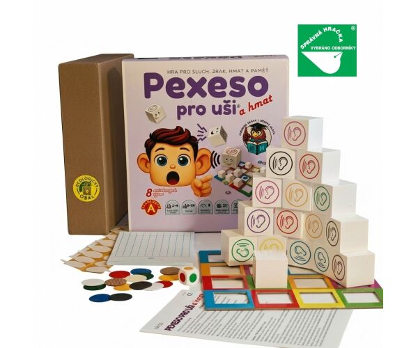 PEXI Pexeso pro uši a hmat