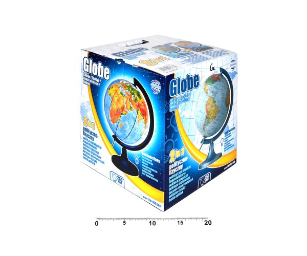 Globus 25 cm politicko-zeměpisný s podsvícením český