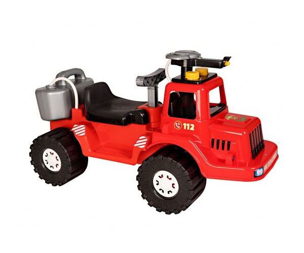 Odrážedlo hasiči se stříkačkou XL 71x33 cm