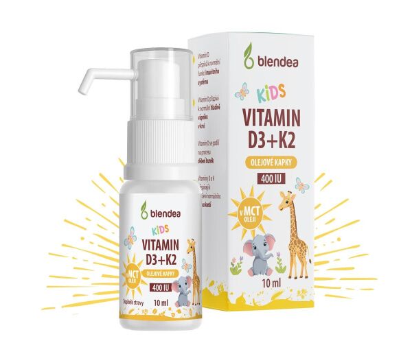 Blendea Vitamin D3 + K2 kapky pro děti 10 ml