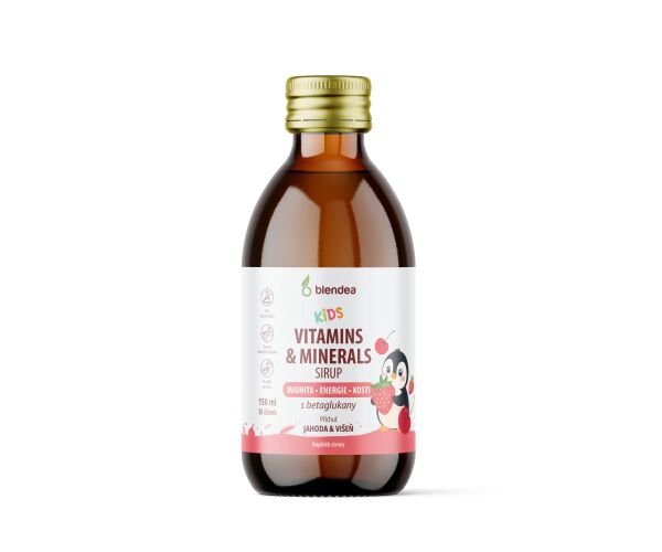 Blendea KIDS Sirup s vitaminy, minerály a betaglukany 150 ml