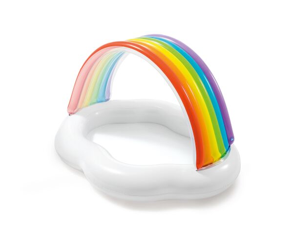 57141NP Bazén dětský duha 142 x 119 x 84 cm