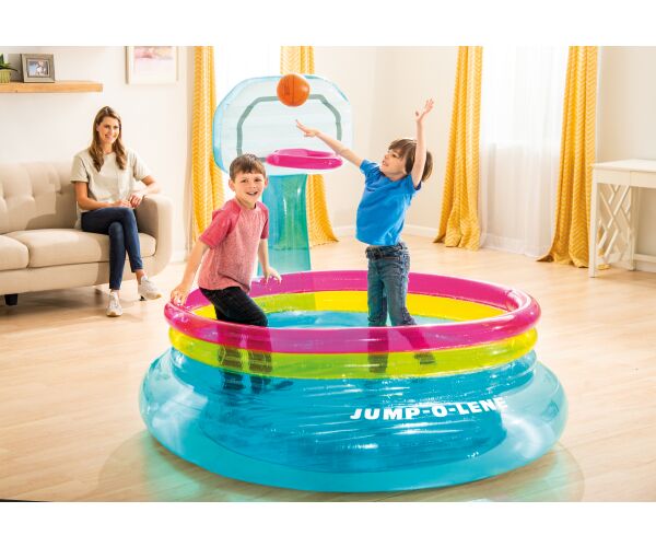 48265NP Skákací centrum s basketbalovým košem