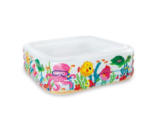 57471NP Nafukovací bazén - akvárium 159 x 159 x 50 cm