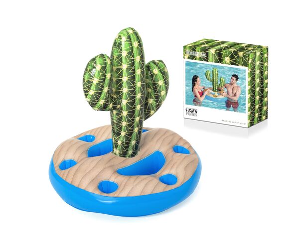 43244 Párty nafukovací držák nápojů - kaktus, 94 x 70 cm