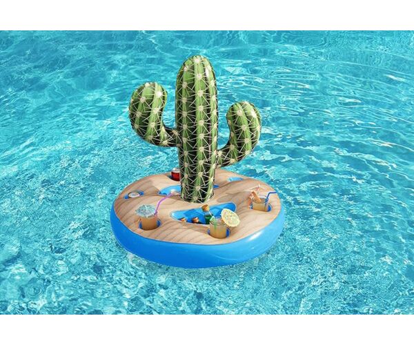 43244 Párty nafukovací držák nápojů - kaktus, 94 x 70 cm