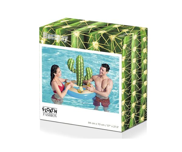 43244 Párty nafukovací držák nápojů - kaktus, 94 x 70 cm