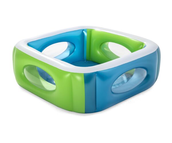 51132 Bazén nafukovací s okny 168x168x56cm