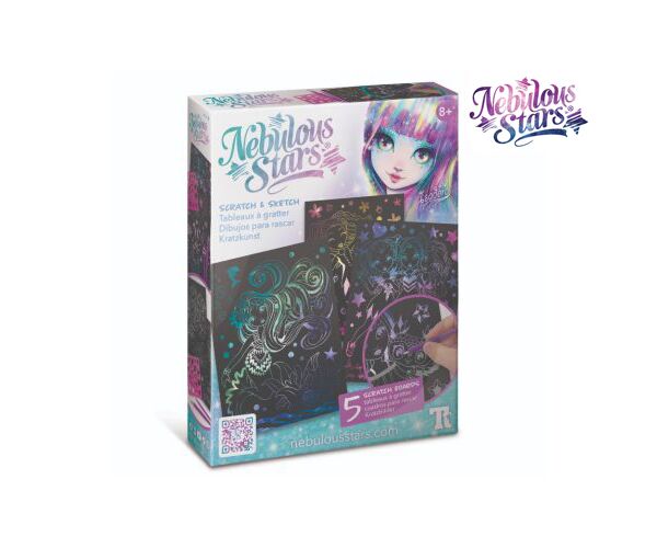 Nebulous Stars Seškrabávací set 5 destiček