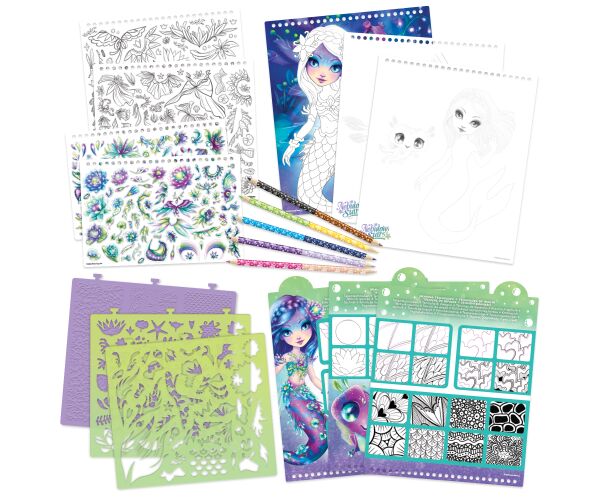 Nebulous Stars Kreativní sketchbook Nenuphia