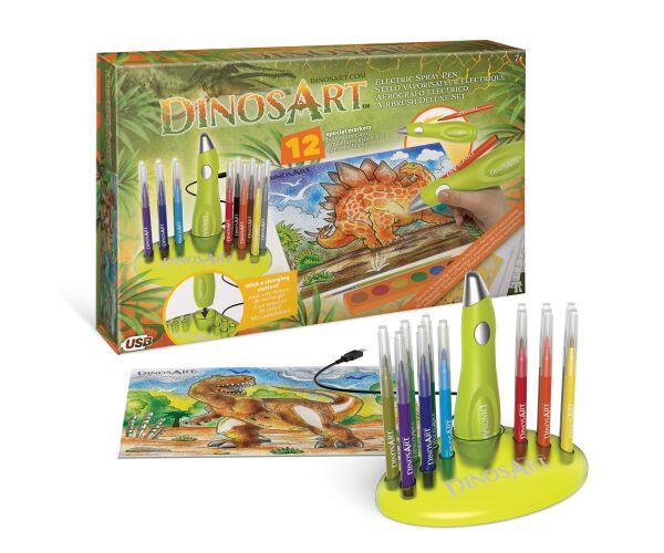 DinosArt Airbrush omalovánky set