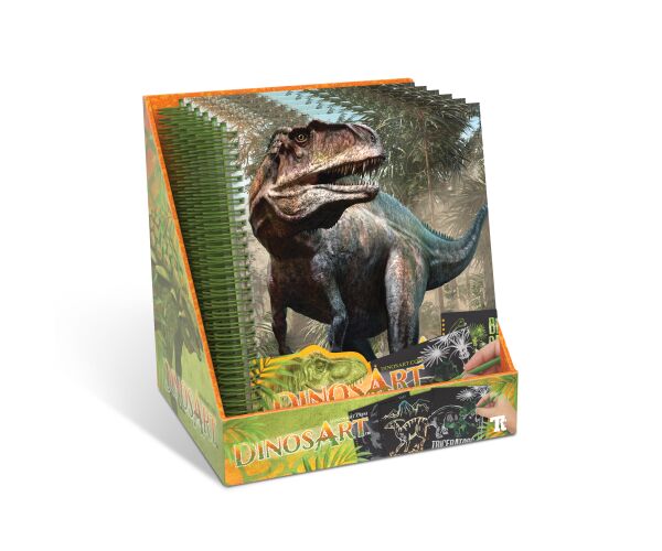 DinosArt Vyškrabovací deníček