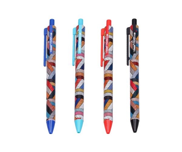 Propiska 0,5 mm (modrá náplň) hybrid ink 4 provedení