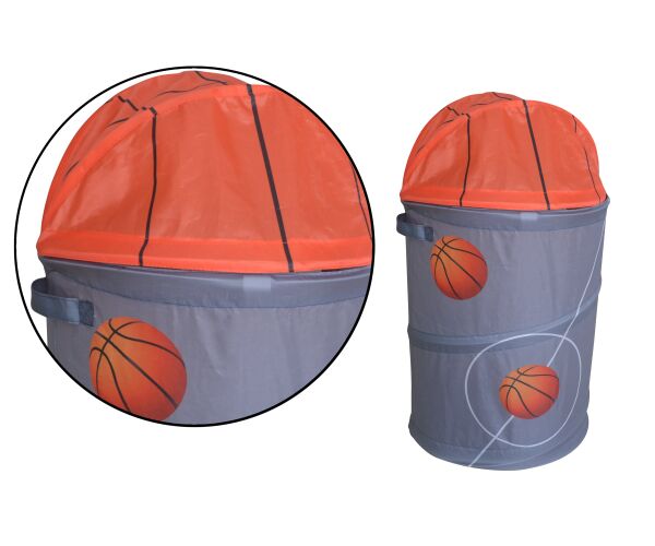 Koš na hračky - basketbal 35x35x60 cm