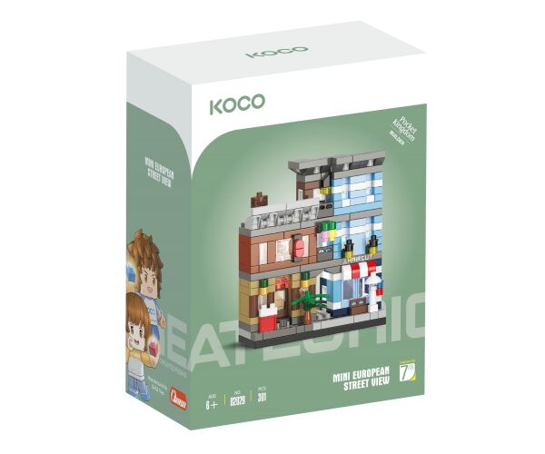 KOCO Stavebnice Kadeřnictví 301 dílků 6,5x4x7,5 cm