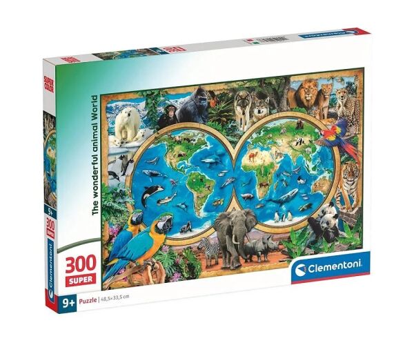 Clementoni Puzzle 300 Úžasný svět zvířat