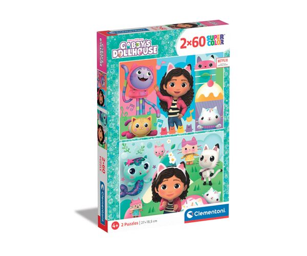 Puzzle Gábinin kouzelný domek 2x60 dílků