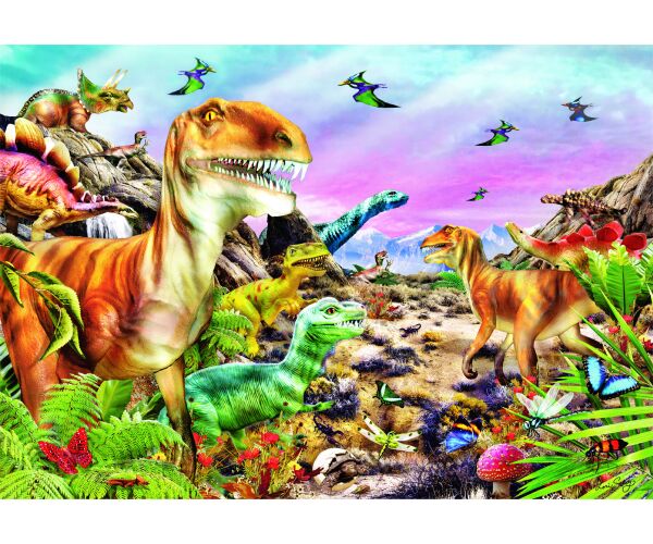 Clementoni Puzzle 104 země dinosaurů