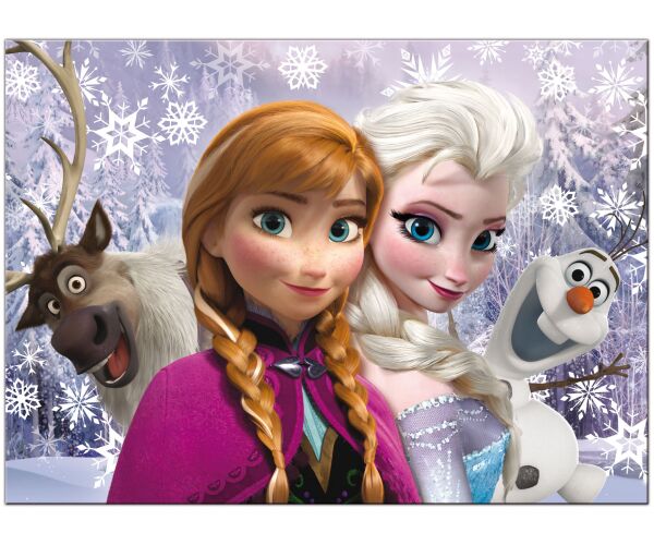Frozen Puzzle Maxi 60 Elsa a Anna oboustranné 70x50 cm