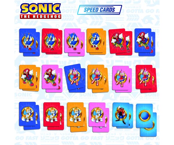 Lisciani Sonic Speed Card karetní hra 2-4 hráči