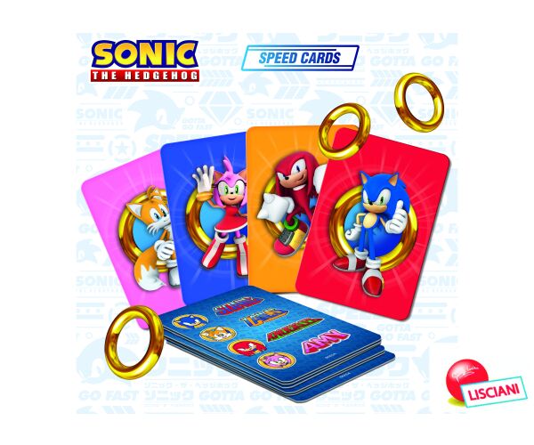 Lisciani Sonic Speed Card karetní hra 2-4 hráči