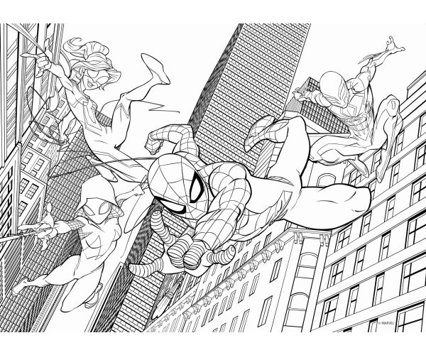 Lisciani Spider-Man puzzle oboustranné 48
