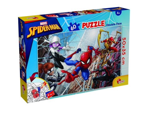 Lisciani Spider-Man puzzle oboustranné 60
