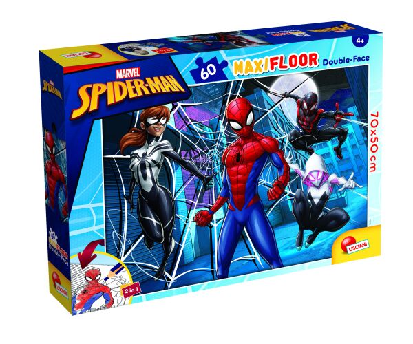Lisciani Spider-Man maxi puzzle oboustranné 60