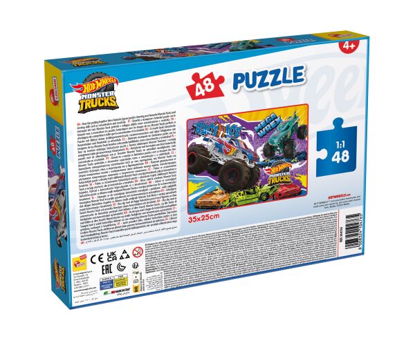 HOT WHEELS Puzzle 35x25 cm 48 dílků