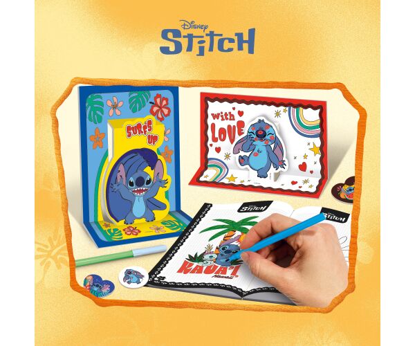Stitch batoh kreslící sada 31 cm